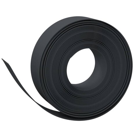 Tuinranden 4 st 10 m 15 cm polyetheen zwart 3