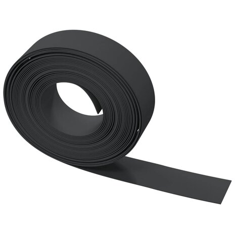 Tuinranden 4 st 10 m 15 cm polyetheen zwart 5