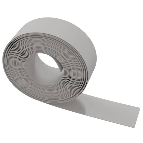 Tuinranden 3 st 10 m 20 cm polyetheen grijs 4