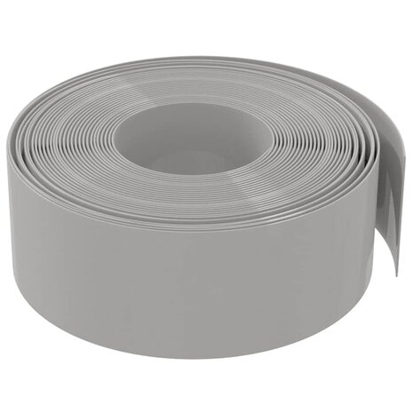 Tuinranden 3 st 10 m 20 cm polyetheen grijs 5