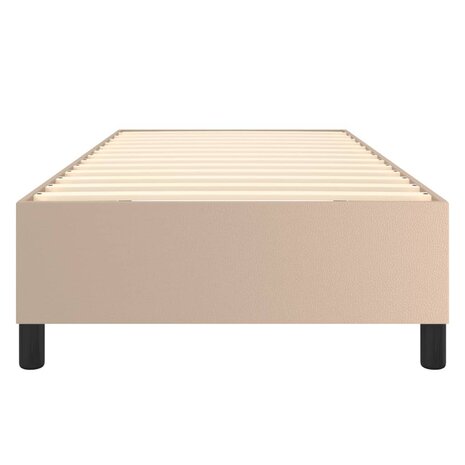 Boxspringframe kunstleer cappuccino 100x200 cm 5