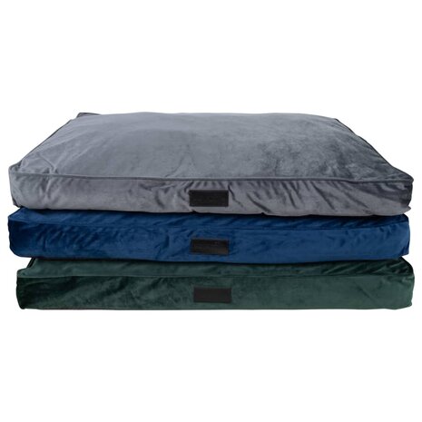 DISTRICT70 Hondenkussen VELURO blauw 4
