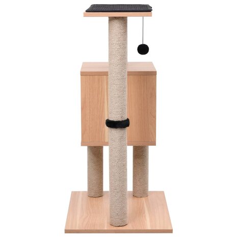 Kattenkrabpaal met sisal krabmat 82 cm 3