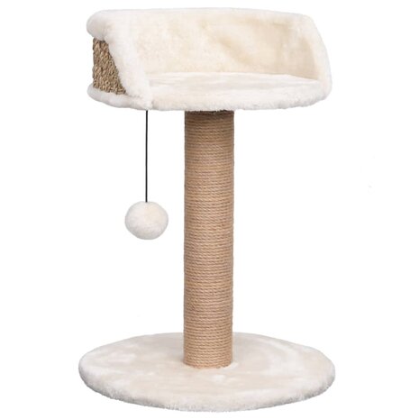 Kattenboom met mandje 49 cm zeegras 2