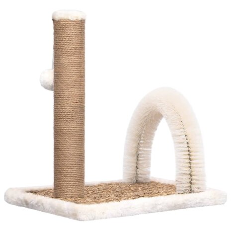 Kattenkrabpaal met borstelboog en krabpaal 5