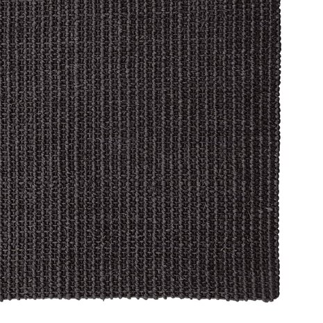 Sisalmat voor krabpaal 66x350 cm zwart 3
