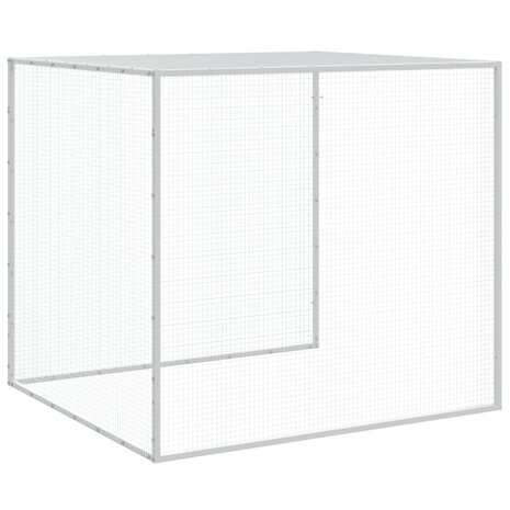 Kippenhok met dak 803x98x90 cm gegalvaniseerd staal antraciet 8