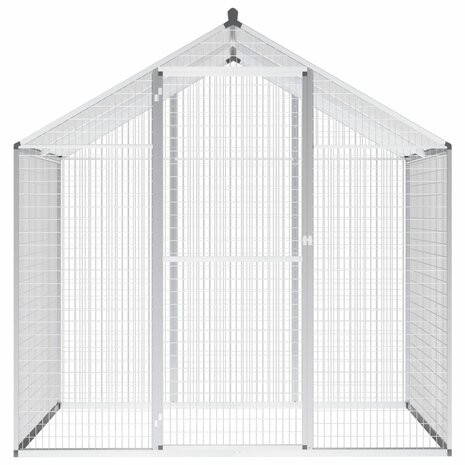 Volière 178x122x194 cm aluminium 2