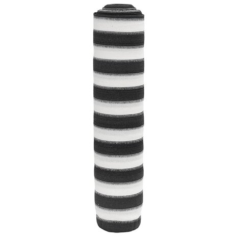 Privacynet 75 g/m² 2x25 m HDPE antracietkleurig en wit 1