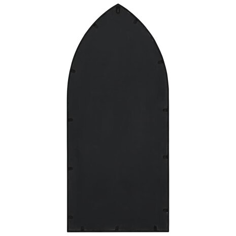 Tuinspiegel 70x30 cm ijzer zwart 3