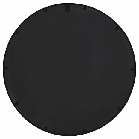 Tuinspiegel rond 60x4 cm ijzer zwart 4
