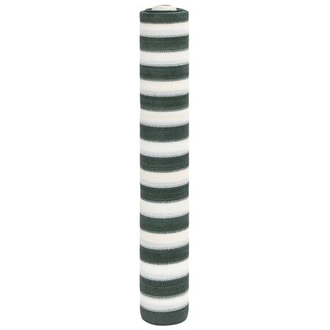 Privacynet 75 g/m² 2x50 m HDPE groen en wit 1