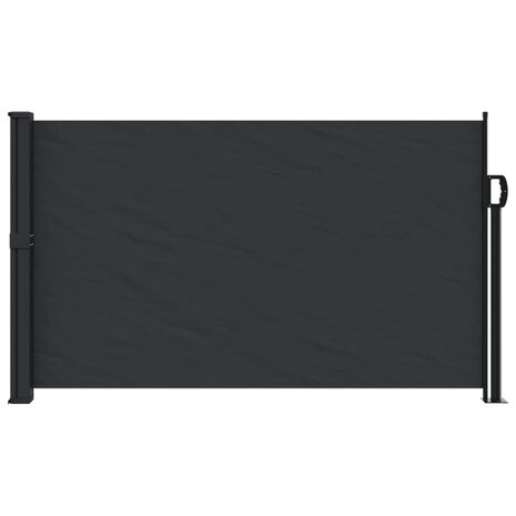 Windscherm uittrekbaar 120x600 cm zwart 3