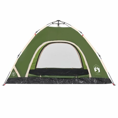Tent 4-persoons snelontgrendeling groen 8
