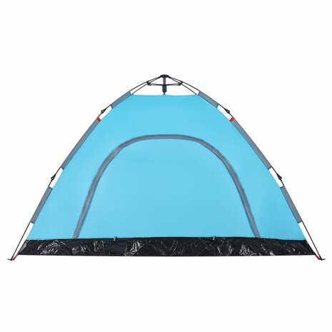 Tent 4-persoons snelontgrendeling blauw 9