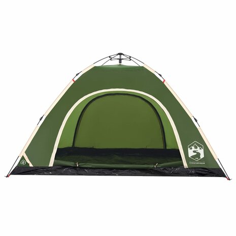 Tent 5-persoons snelontgrendeling groen 7