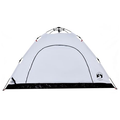 Tent 5-persoons snelontgrendeling verduisterende stof wit 6