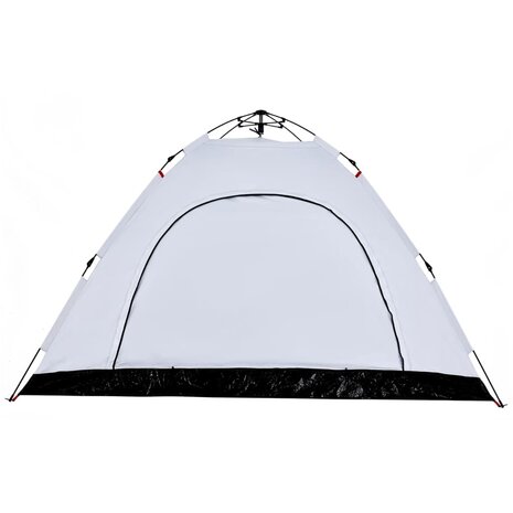 Tent 5-persoons snelontgrendeling verduisterende stof wit 9