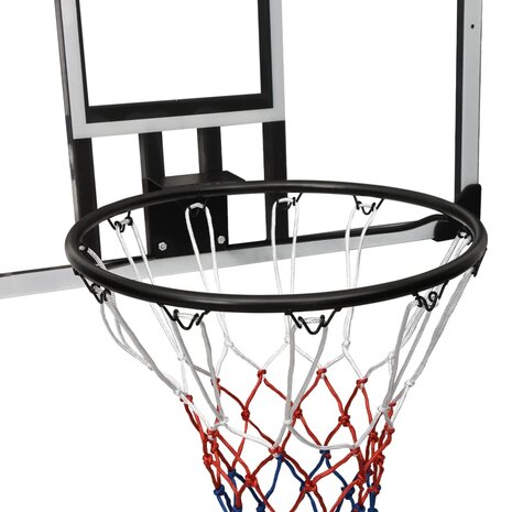 Basketbalbord 90x60x2,5 cm polycarbonaat transparant 7