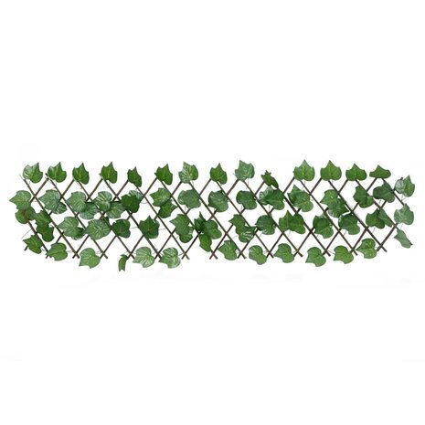 Kunstplant druivenblad latwerk 5 st uittrekbaar 180x20 cm groen 4