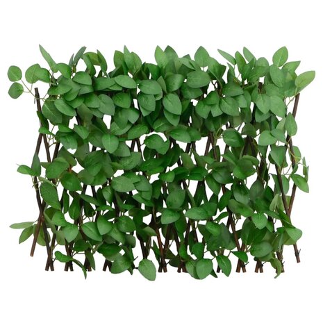  Kunstplant klimop op latwerk 5 st uittrekbaar 180x30 cm groen 3