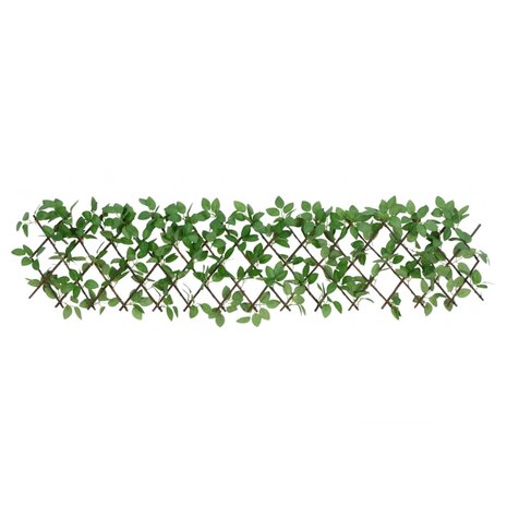  Kunstplant klimop op latwerk 5 st uittrekbaar 180x30 cm groen 4