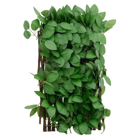  Kunstplant klimop op latwerk 5 st uittrekbaar 180x30 cm groen 5