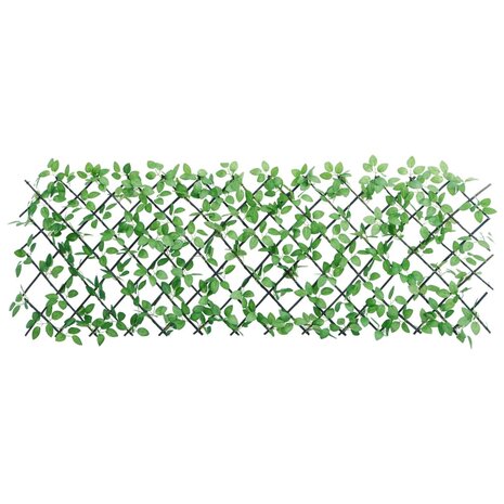  Kunstplant klimop op latwerk 5 st uittrekbaar 180x65 cm groen 4