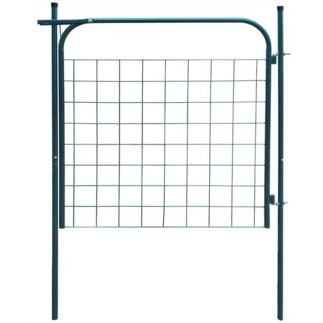 Tuinpoort 100x100 cm groen 1