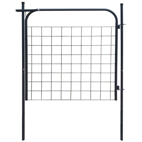 Tuinpoort 100x100 cm antraciet 1