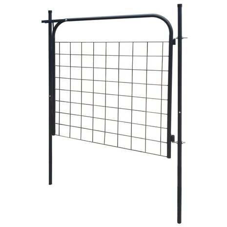 Tuinpoort 100x100 cm antraciet 2