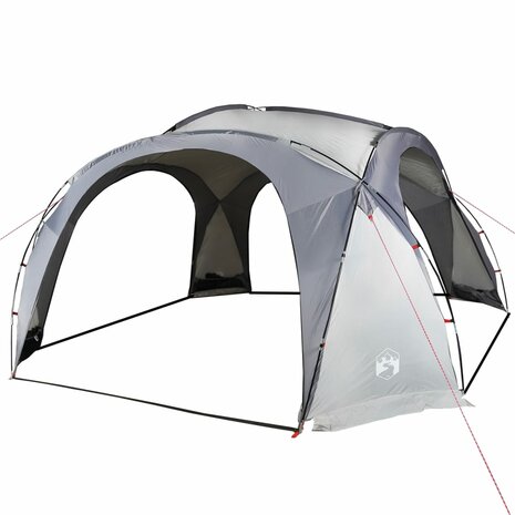 Partytent waterdicht wit en grijs 5