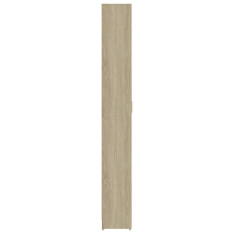 Gangkast 55x25x189 cm bewerkt hout sonoma eikenkleurig 8