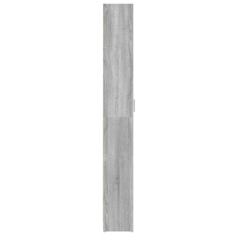 Gangkast 55x25x189 cm bewerkt hout grijs sonoma eikenkleurig 8