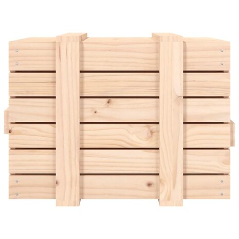 Opbergbox 58x40,5x42 cm massief grenenhout 7