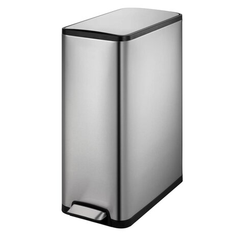 EKO Pedaalemmer Ecoslim 2x20 L matzilverkleurig 2