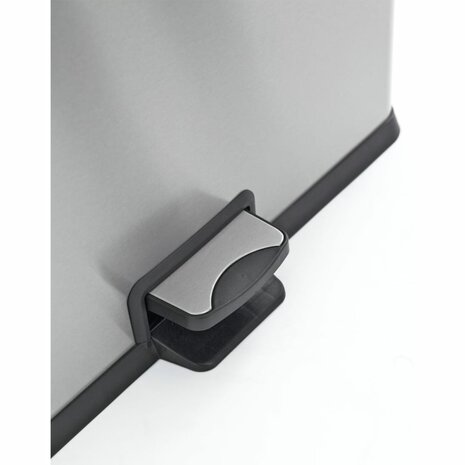 EKO Pedaalemmer Rejoice 2x30 L matzilverkleurig 4