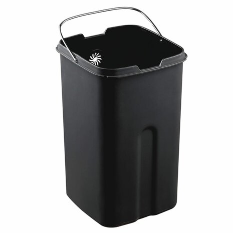 EKO Afvalbak Laguna 35 L matzilverkleurig 2