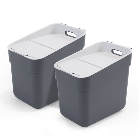 Curver Vuilnisbak Ready to Collect 20 L donkergrijs 6
