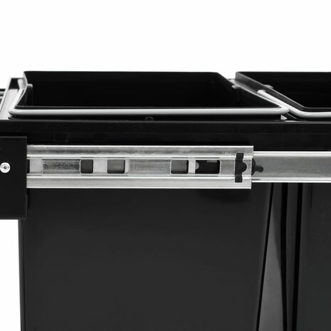 Inbouwprullenbak uittrekbaar soft-close 48 L 6