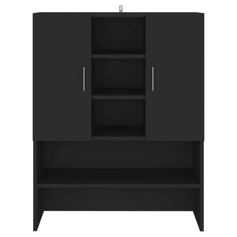 Wasmachinekast zwart 11
