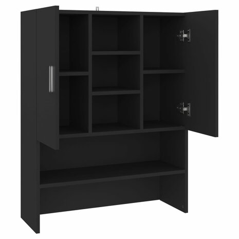 Wasmachinekast zwart 12
