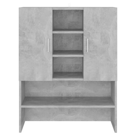 Wasmachinekast betongrijs 11