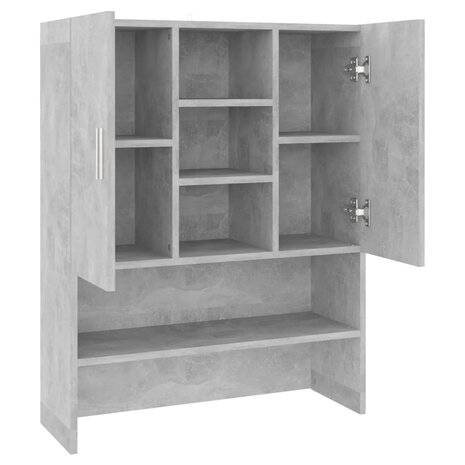 Wasmachinekast betongrijs 12
