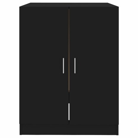 Wasmachinekast 71x71,5x91,5 cm zwart 3