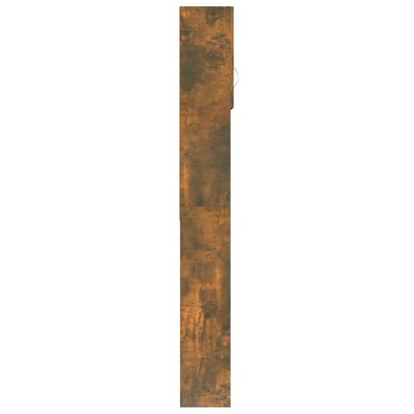 Wasmachinekast 64x25,5x190 cm gerookt eikenkleurig 4