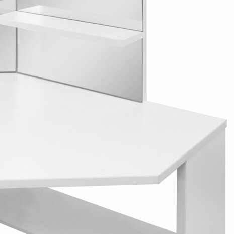Kaptafel hoekmodel wit 9