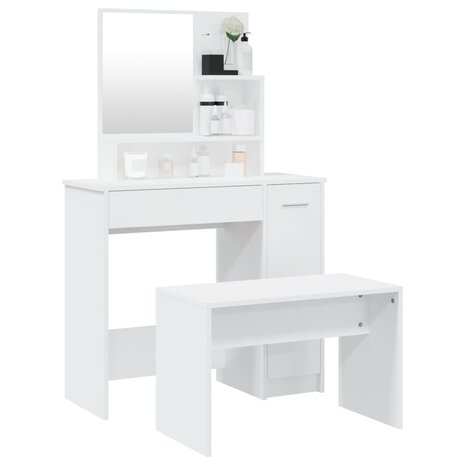 Kaptafelset 86,5x35x136 cm wit 3
