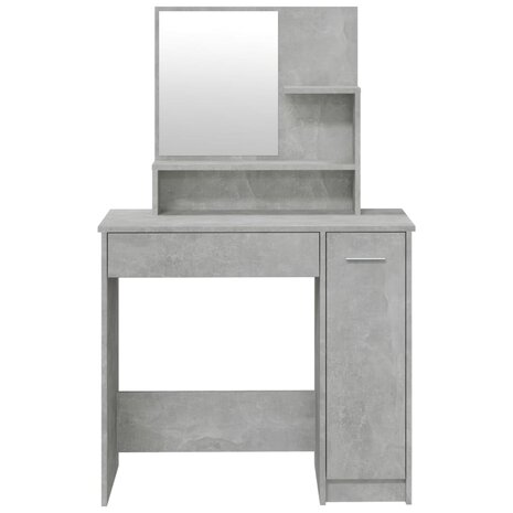 Kaptafelset 86,5x35x136 cm betongrijs 6