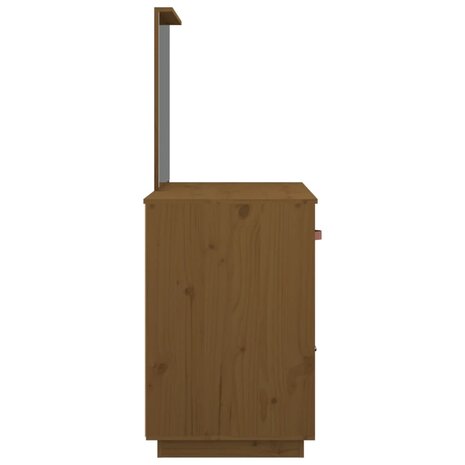 Kaptafel 95x50x134 cm massief grenenhout honingbruin 7